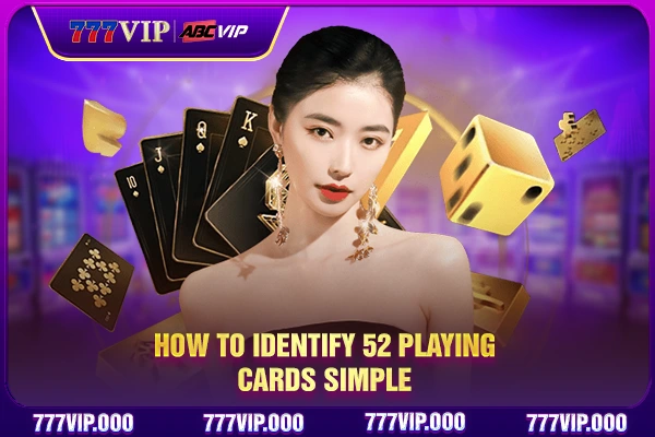 How to identify 52 playing cards simple